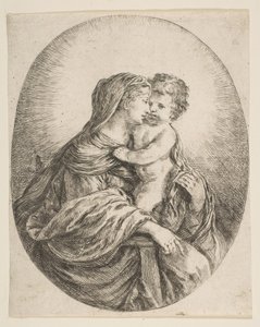 A gyermek Krisztust ölelő Szűz, kb. 1641. alkotó: Stefano della Bella