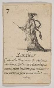 Zanzibár, 1644. alkotó: Stefano della Bella