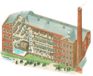 Quarry Bank Mill, Styal, Cheshire alkotó: Stephen Conlin