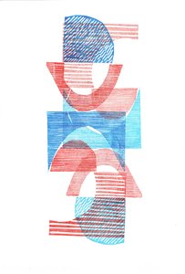 1961 VI, 2016 (linómetszet papírra) alkotó: Stephen Dow