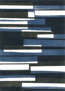Boards I, 2015 (monoprint papírra) alkotó: Stephen Dow