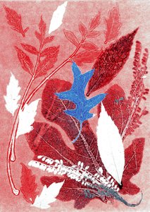 Jol III, 2017 (monoprint, papír) alkotó: Stephen Dow
