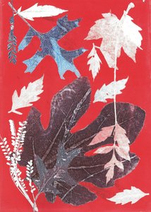 Jol XII, 2017 (monoprint, papír)