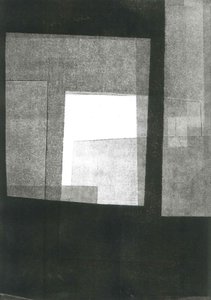 Nocturnus III, 2015 (monoprint papírra) alkotó: Stephen Dow