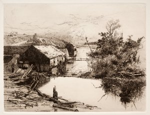 Mills at Mispek, N.B., 1884.