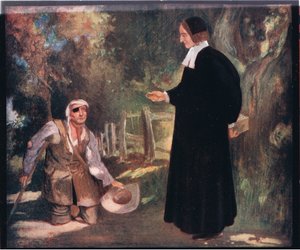 Ken püspök és a koldus (színes litó)