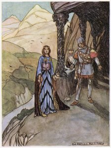 Illusztráció Siegfried, a sárkányölőhöz (színes litó)