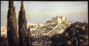 Spoletto, Szent Benedek szülőhelye, illusztráció a 