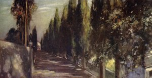A találkozás sugárútja, San Miniato (színes litó) alkotó: Stephen Reid