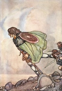 „Degyen és síkságon futottak vele”, 1910. alkotó: Stephen Reid