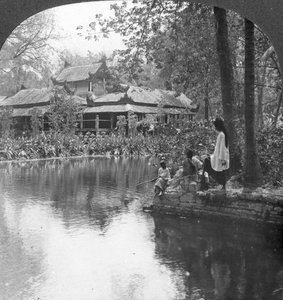South Garden Palace Fortban, Mandalay, Burma, 1908 alkotó: Stereo Travel Co