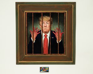Trump Convicted, 2020 (olaj, panel)