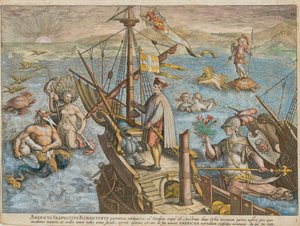 Amerigo Vespucci Amerika helyreállítása, 1591.