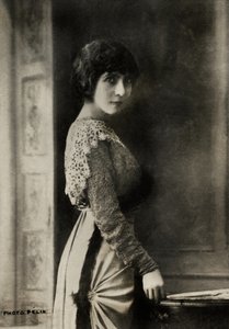 Eve Lavalliere francia művésznő portréja ( 18 66