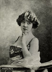 Amelie Dieterle francia művésznő portréja ( 1871)