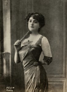 Marie Yahne francia művésznő portréja ( 1867)