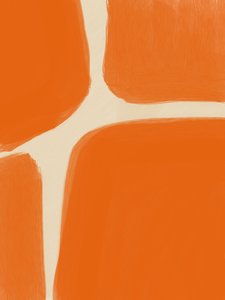 Absztrakt narancssárga formák alkotó: Studio Palette