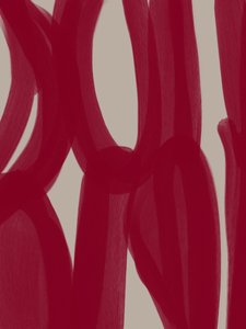Piros absztrakt vonalak alkotó: Studio Palette