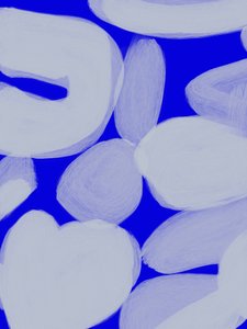 Nyugodt kék absztrakt formák alkotó: Studio Palette