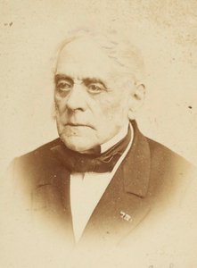 Daniel François Esprit Auber – Daniel-Francois-Esprit Auber (1782-1871) zeneszerző portréja, a Reutlinger fotóstúdió, Párizs. Albumin Photo. Magángyűjtemény alkotó: Studio Reutlinger