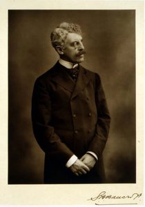 Sir Squire Bancroft (1841-1926), színész és színházi menedzser, portréfotó (f/w fotó)