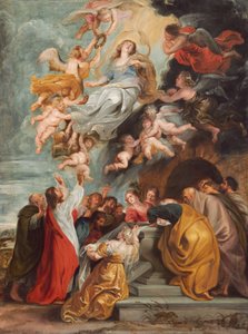 Szűz mennybemenetele, valószínűleg az 1620-as évek közepén. alkotó: Studio of Peter Paul Rubens