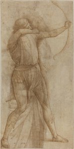 Íjász figurája [recto] alkotó: Style of Pietro Perugino