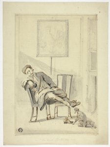 A fáradt sportoló alkotó: Style of William Hogarth