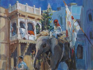Elefánt Jodhpurban
