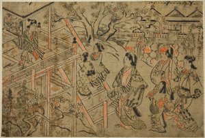 A Kiyomizu templom megtekintése alkotó: Sugimura Jihei