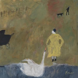 Léda, 2011 (olaj, tábla) alkotó: Susan Bower