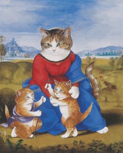 Illusztráció a Cats Galore! A kulturált macskák kompendiuma (kiad. 2015) alkotó: Susan Herbert