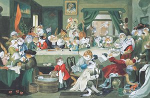 Illusztráció a Cats Galore! A kulturált macskák kompendiuma (kiad. 2015)