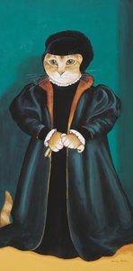 Illusztráció a Cats Galore! A kulturált macskák kompendiuma (kiad. 2015) alkotó: Susan Herbert