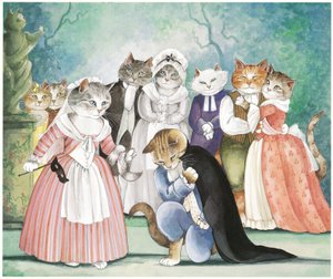 Illusztráció az Opera Cats (kiadó: 1997) című kötetből.