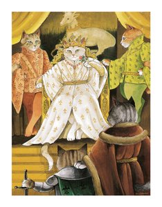 Illusztráció a Shakespeare Macskákból: Poster Book (pub. 2016) alkotó: Susan Herbert