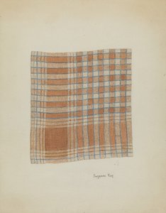 Szőtt szalvéta, c. 1937.