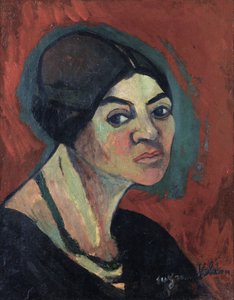 ""Önarckép"" (önarckép) Suzanne Valadon (1865-1938) festménye 1916 körül Magángyűjtemény alkotó: Suzanne Valadon