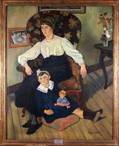 Franciaország, Lyon, Suzanne Valadon unokahúgának festett portréja