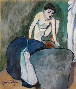 Lány, 1910 (pasztell és olaj, papír) alkotó: Marie Clementine (Suzanne) Valadon