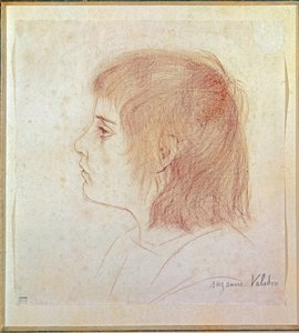 Maurice Utrillo festő portréja gyermekkorában alkotó: Suzanne Valadon