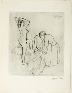 Nő a fürdőjében alkotó: Suzanne Valadon