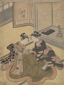 Macskabölcső, kb. 1765., kb. 1765. alkotó: Suzuki Harunobu