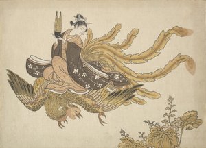 Álruhás halhatatlan, kb. 1766., kb. 1766. alkotó: Suzuki Harunobu