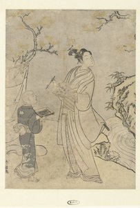 Verset írni alkotó: Suzuki Harunobu