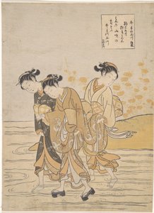Ékkő folyó Ide városánál (Ide no Tamagawa) alkotó: Suzuki Harunobu