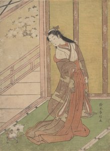 Onna San no Miya, a harmadik hercegnő, 1768-70., 1768-70. alkotó: Suzuki Harunobu