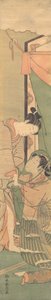 A szerelmesek elválása: The Morning After, kb. 1765-70., kb. 1765-70. alkotó: Suzuki Harunobu