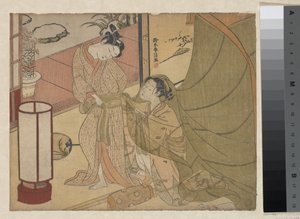 Vonakodó búcsú alkotó: Suzuki Harunobu