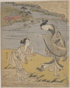 A kapaszkodó rák alkotó: Suzuki Harunobu